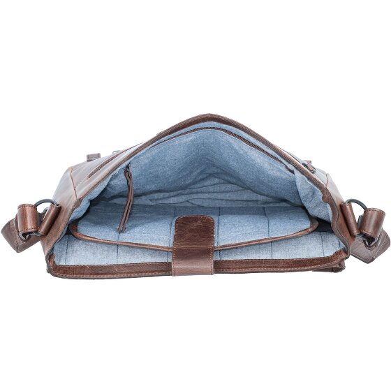 aunts & uncles Workmates Brain Cartella in pelle con scomparto per laptop da 35 cm