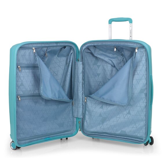 Gabol Queens 4 ruote Carrello M 64.5 cm con piega di espansione