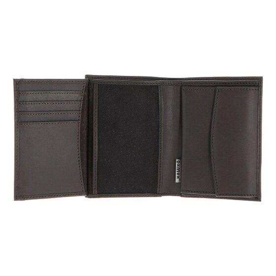 oxmox Leather Portafoglio Protezione RFID Vera Pelle 10 cm