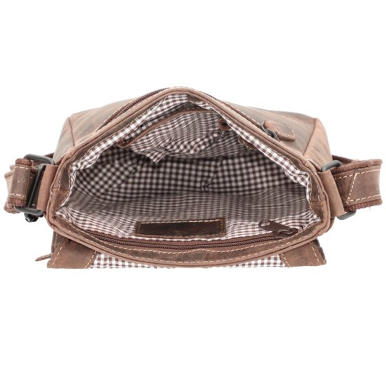 Jack Kinsky Baltimore 3 Borsa a tracolla in pelle 19 cm