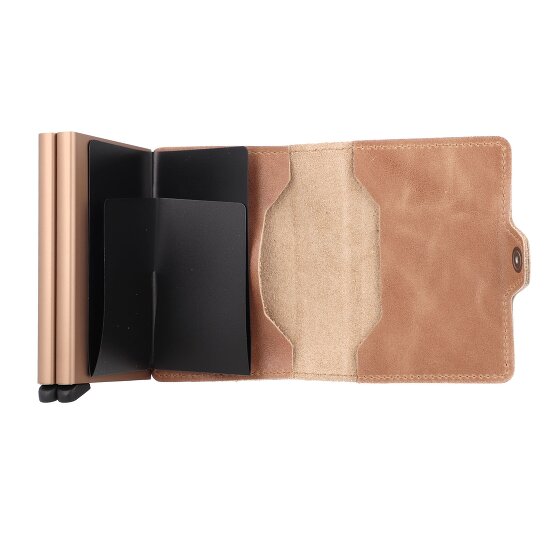 Secrid Twinwallet Porta carte di credito vintage RFID in pelle 6,5 cm
