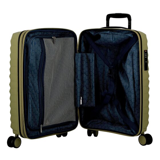 Jump Xwave 4 ruote Carrello della cabina 55 cm con piega di espansione Jump Xwave 4 ruote Carrello della cabina 55 cm con piega di espansione