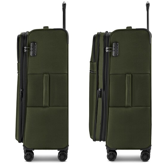 bugatti Valencia Soft 4 ruote Carrello L 75 cm con piega di espansione