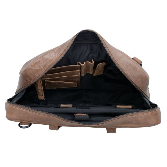 Plevier Borsa a tracolla in pelle pura 43 cm Scomparto per laptop