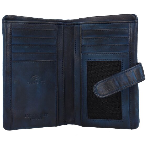 Jack Kinsky Portafoglio Nelson RFID in pelle 9,5 cm