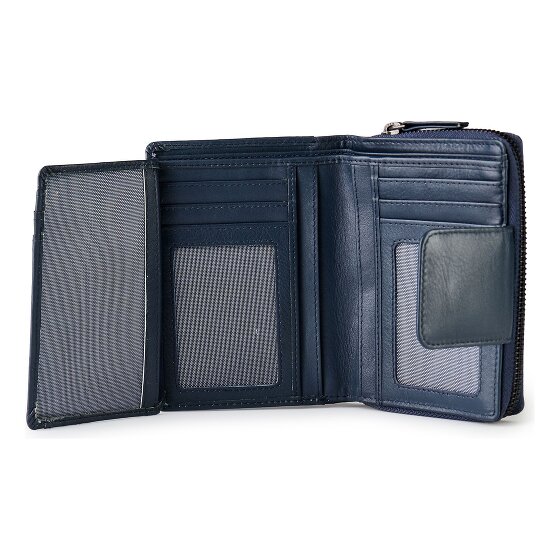 Jack Kinsky Livorno 511 Portafoglio Protezione RFID Pelle 9.5 cm