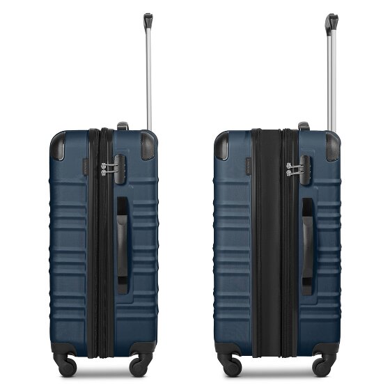 Wenger Amplar Evo 4 ruote Set di valigie 3 pezzi con piega di espansione