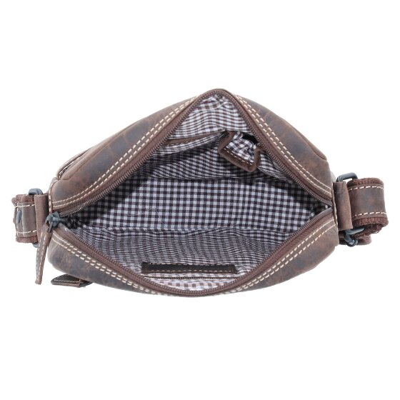 Jack Kinsky Baltimora 2 Borsa a tracolla in pelle 20 cm