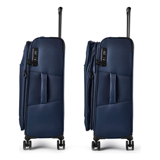 d&n Travel Line 9804 4 ruote Carrello M 68 cm espandibile