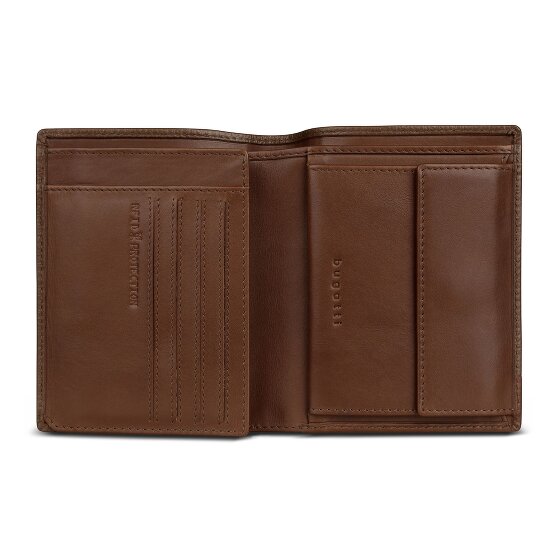 bugatti Due Portafoglio Protezione RFID Pelle 10 cm