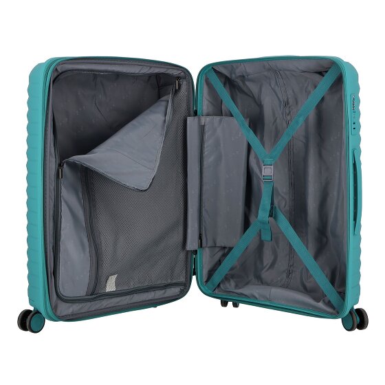 d&n Travel Line 4500 4 ruote Set di valigie 3 pezzi con piega di espansione