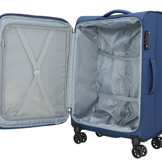 d&n Travel Line 6404 Carrello a 4 ruote 68 cm