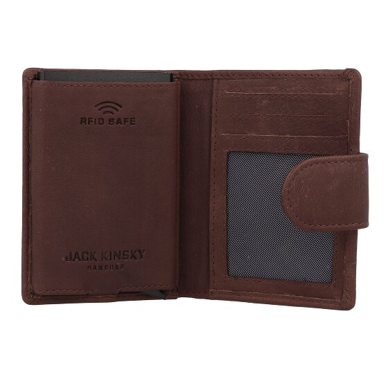 Jack Kinsky Aruba Portafoglio Protezione RFID Pelle 7.5 cm