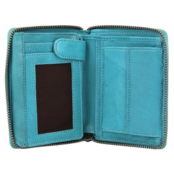Greenburry Portafoglio in pelle lavata vintage 10 cm