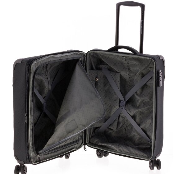 Gladiator 4700 4 ruote Carrello della cabina 55 cm con piega di espansione