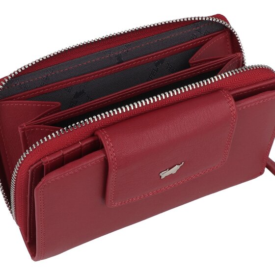 Braun Büffel Portafoglio Golf Secure RFID in pelle 14 cm