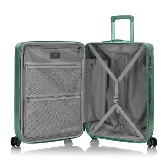 Heys Alumix 4 ruote Set di valigie 3 pezzi con piega di espansione