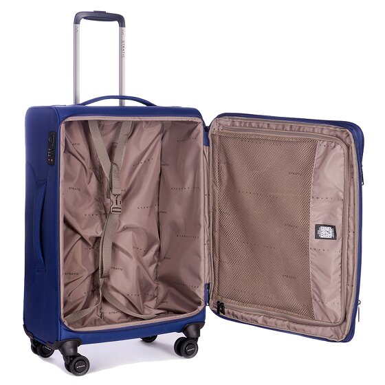 Stratic Stratic Light Plus 4 ruote Carrello 68 cm con piega di espansione