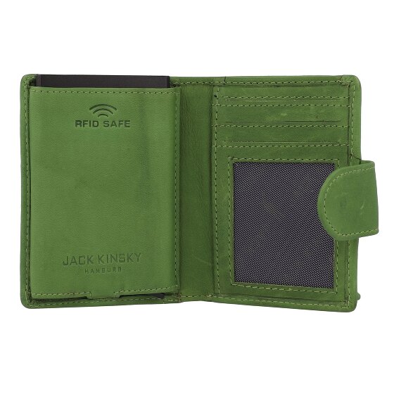 Jack Kinsky Aruba Portafoglio Protezione RFID Pelle 7.5 cm