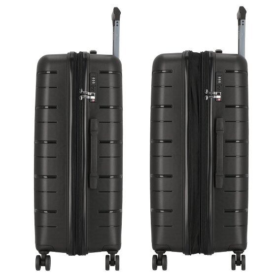 Polestream Strz by Asteroid 4 ruote Carrello L 74 cm con piega di espansione