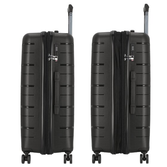 Polestream Strz by Asteroid 4 ruote Carrello L 74 cm con piega di espansione