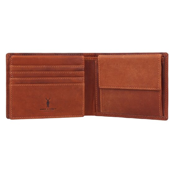 Jack Kinsky Montreal Portafoglio Protezione RFID Pelle 12 cm