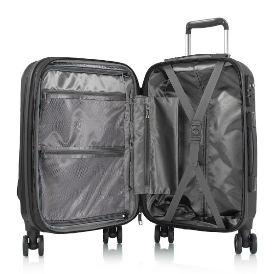 Heys Vantage 4 ruote Carrello della cabina S 55 cm con piega di espansione