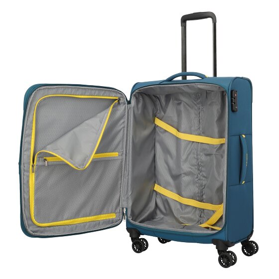Travelite Umbria 4 ruote Set di valigie 3 pezzi con piega di espansione