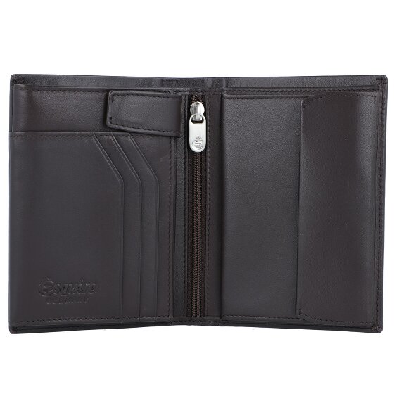 Esquire Nuovo portafoglio in pelle di seta 9 cm