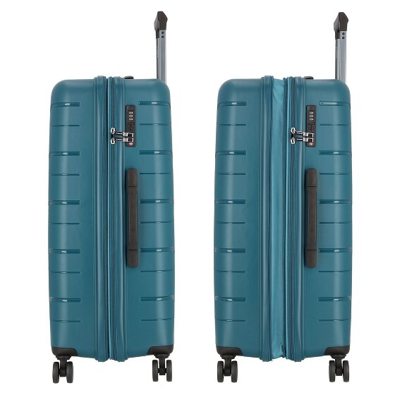 Polestream Strz by Asteroid 4 ruote Carrello L 74 cm con piega di espansione