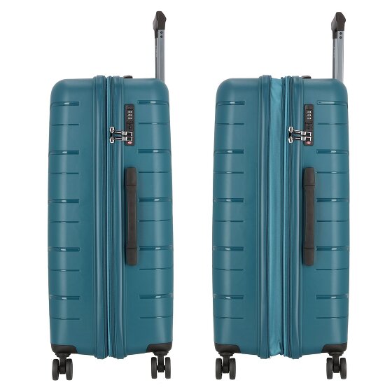 Polestream Strz by Asteroid 4 ruote Carrello L 74 cm con piega di espansione