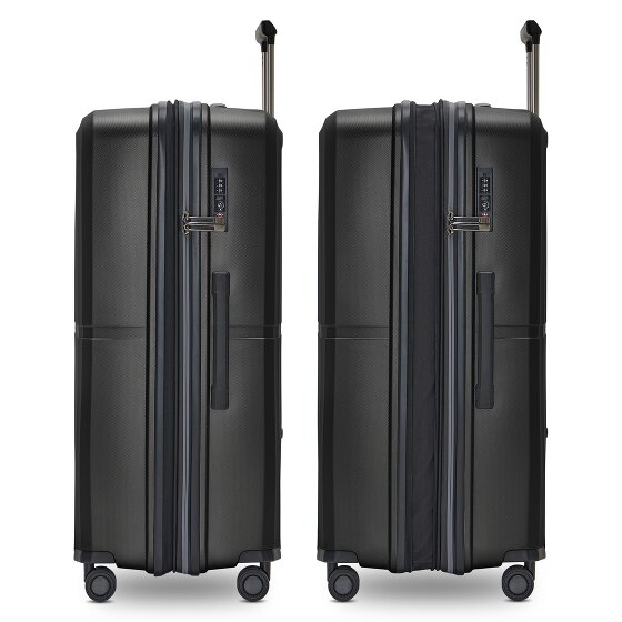 Pactastic Collection 01 4 ruote Carrello L 76 cm con piega di espansione