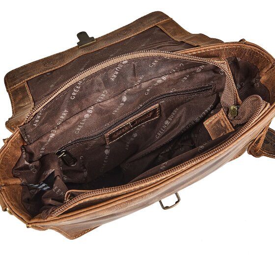 Greenburry Vintage Borsa a tracolla Vera Pelle 22 cm