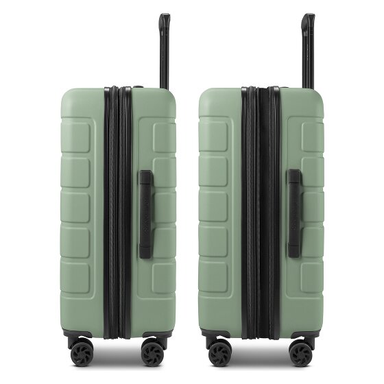 Saxoline Miami 4 ruote Carrello M 65 cm con piega di espansione