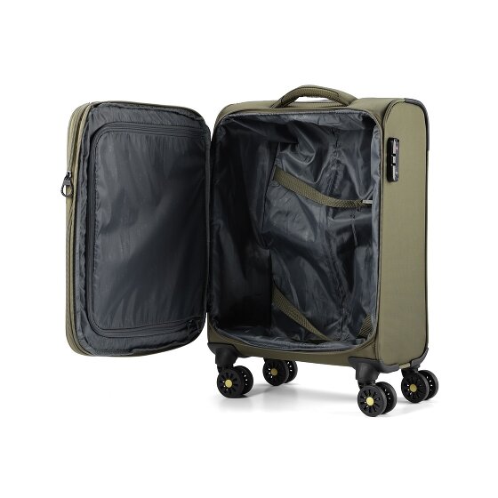d&n Travel Line 9704 4 ruote Carrello della cabina S 55 cm con piega di espansione