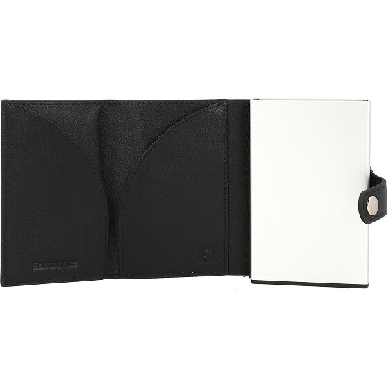 Samsonite Custodia per carte di credito Alu Fit RFID in pelle 6,5 cm
