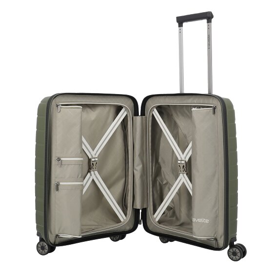 Travelite Air Base 4 ruote Carrello della cabina 55 cm Scomparto per laptop