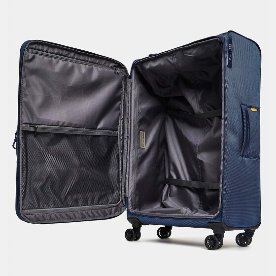 Mandarina Duck Zephyr 4 ruote Carrello L 78 cm con piega di espansione