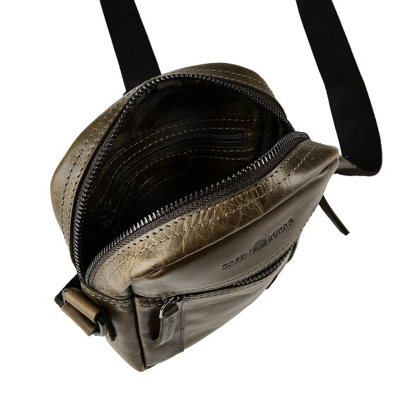 Greenburry Newport Mini Borsa Borsa a tracolla Vera Pelle 18 cm