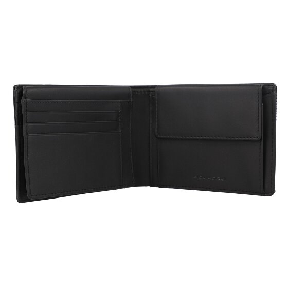 Piquadro Woody Portafoglio Protezione RFID Pelle 13 cm