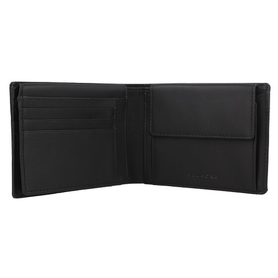 Piquadro Woody Portafoglio Protezione RFID Pelle 13 cm