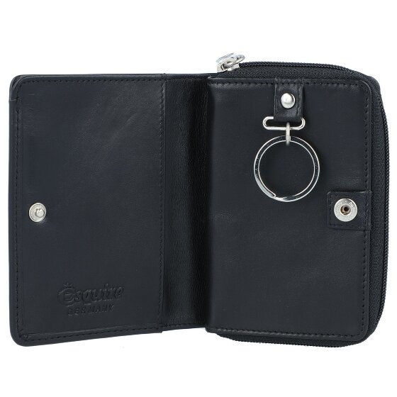 Esquire Nuovo portafoglio di seta in pelle 10 cm