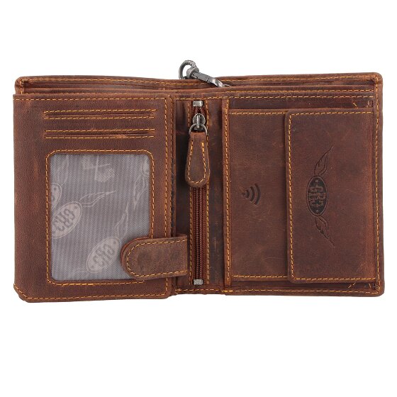 Greenburry Collezione Racing Memphis Portafoglio RFID in pelle 10 cm