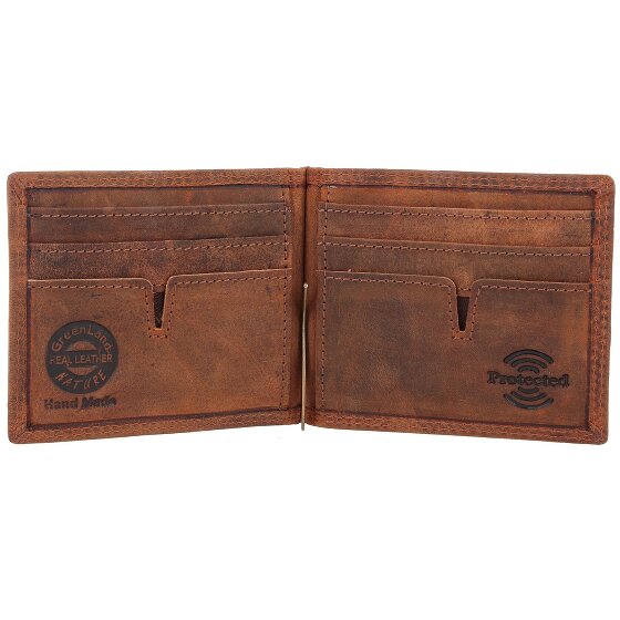 Greenland Nature Montenegro Portafoglio RFID in pelle 12 cm