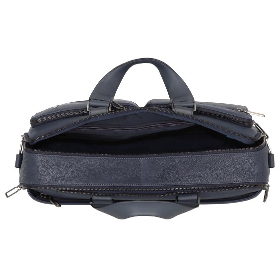 Piquadro Ronnie Cartella in pelle 43 cm Scomparto per laptop