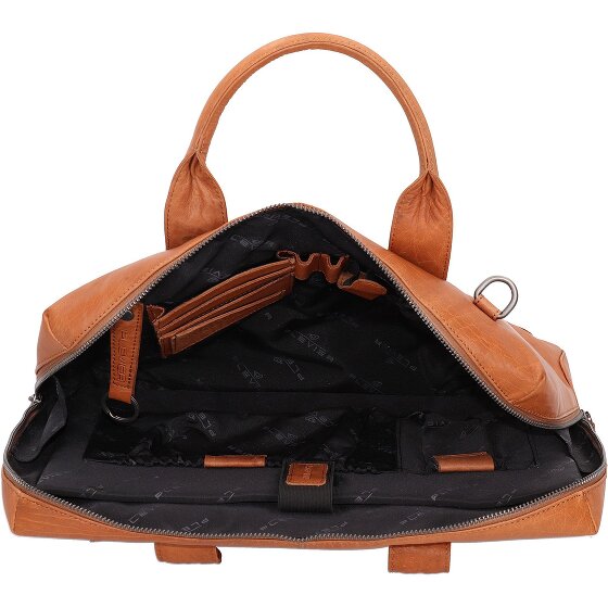 Plevier Rock Basalt Valigetta Vera Pelle 41 cm Vano porta PC