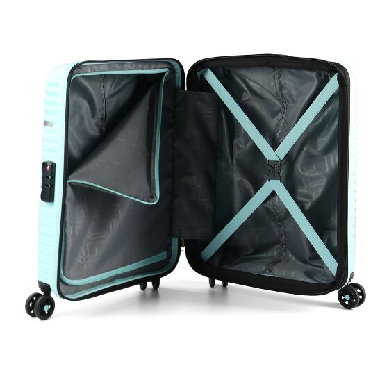 American Tourister Liftoff 4 ruote Carrello della cabina 55 cm con piega di espansione