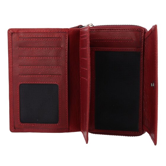 Jack Kinsky Portafoglio Protezione RFID Pelle 13.5 cm