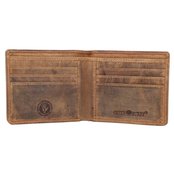 Greenburry Portafoglio vintage in pelle 11 cm