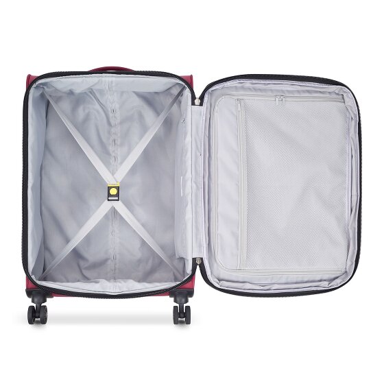 Delsey Paris Pin Up 6 4 ruote Set di valigie 3 pezzi con piega di espansione